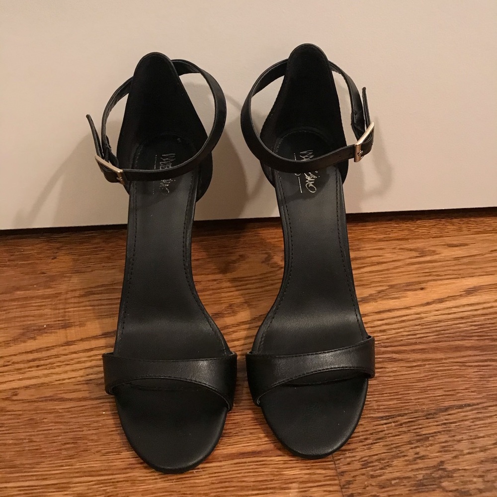 Black Strappy Heels